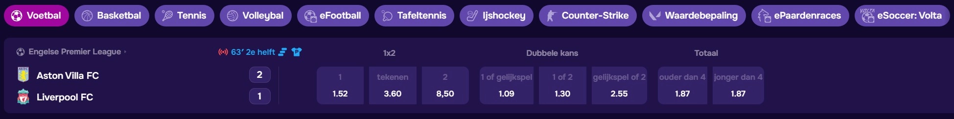 Sportwedden en eSports